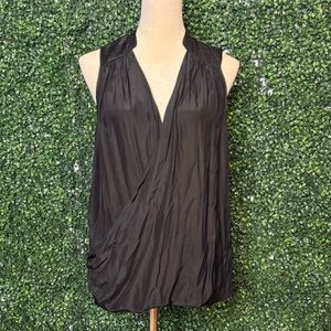 NWOT Calypso St. Barth 100% Silk V-Neck Sleeveless Blouse Size S